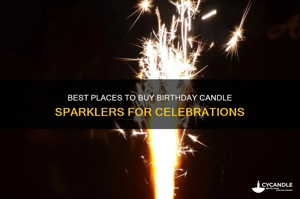 where can i buy birthday candle sparklers