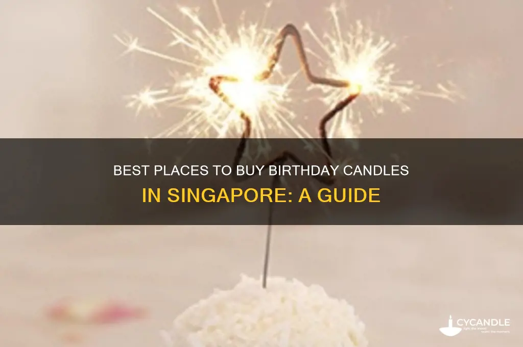 where can i buy birthday candles in singapore