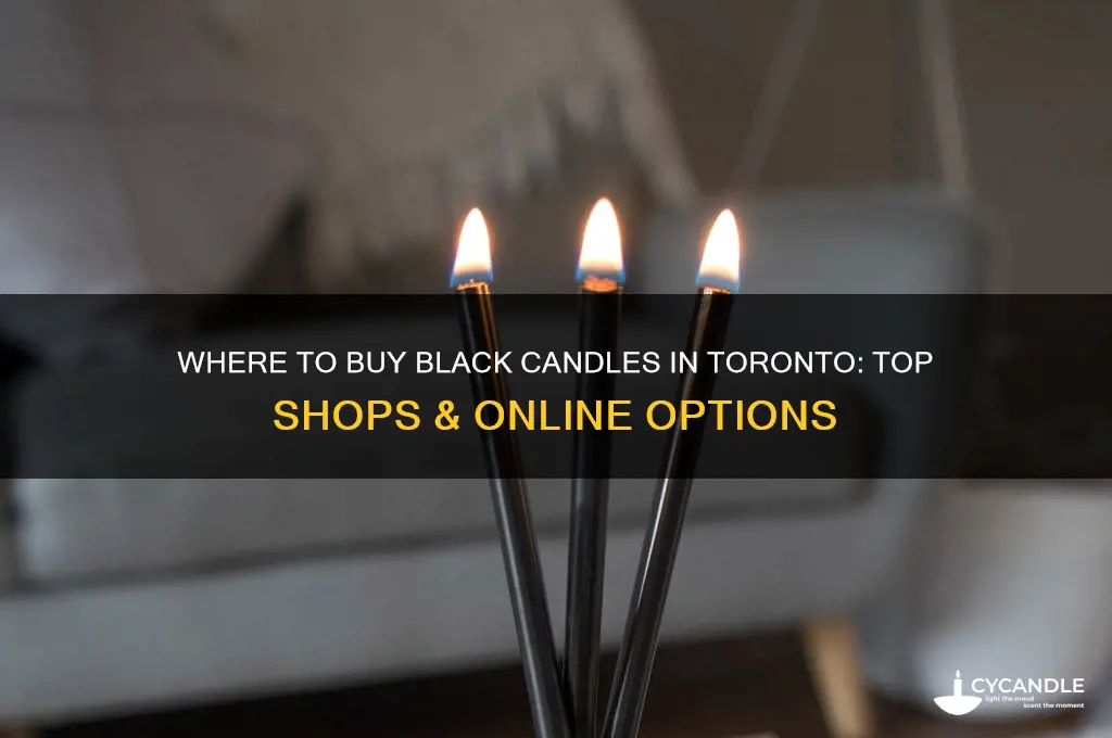 where can i buy black candles in toronto