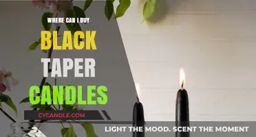 Where to Buy Black Taper Candles: Top Retailers and Online Shops
