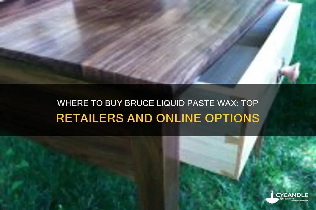where can i buy bruce liquid paste wax