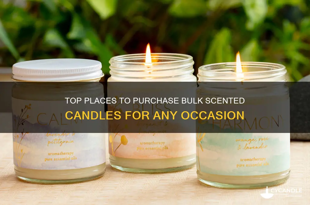 where can i buy bulk scented candles