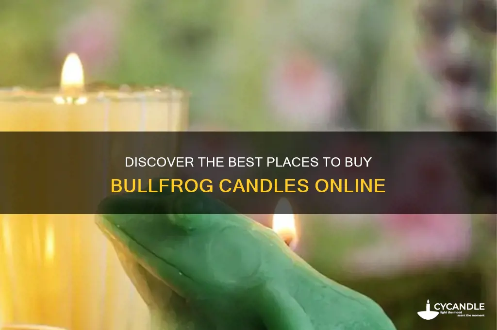 where can i buy bullfrog candles