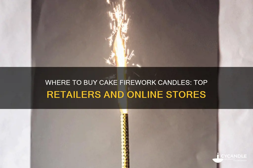 where can i buy cake firework candle