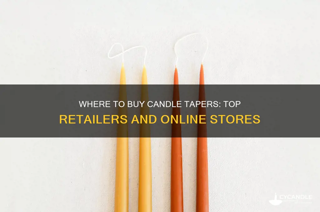 where can i buy candle tapers