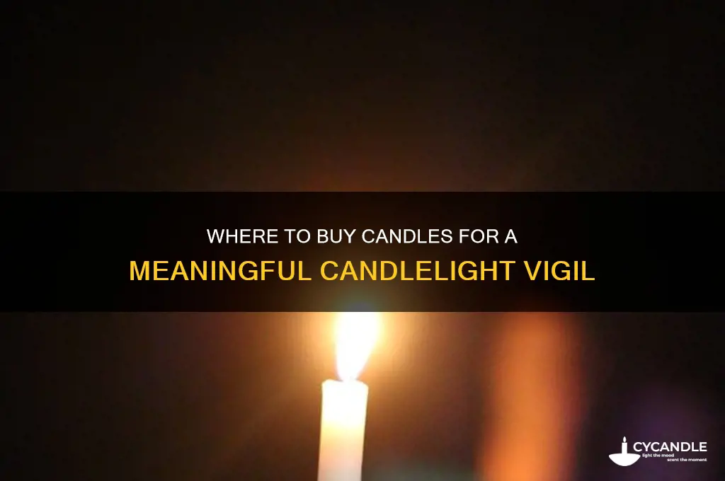 where can i buy candles for a candlelight vigil