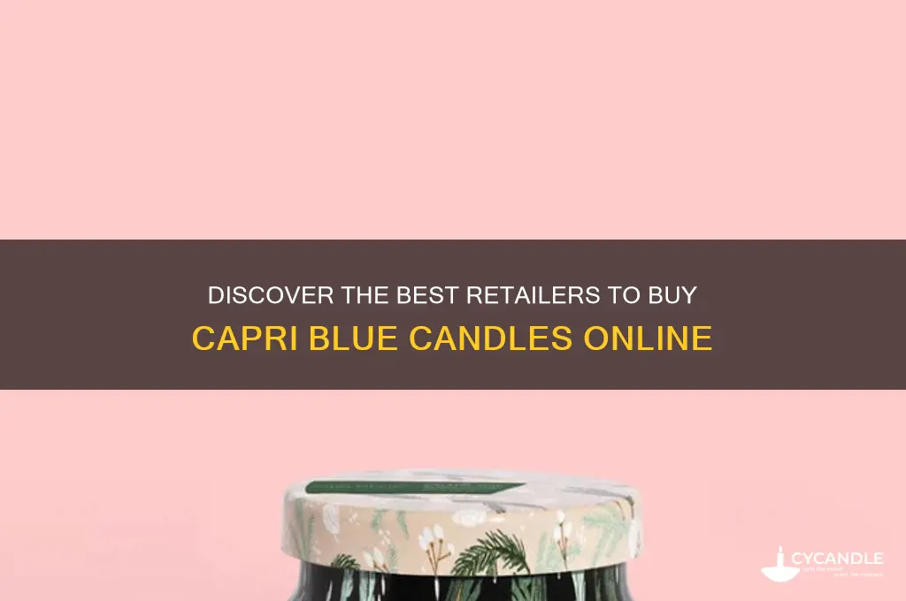 where can i buy capri blue candles