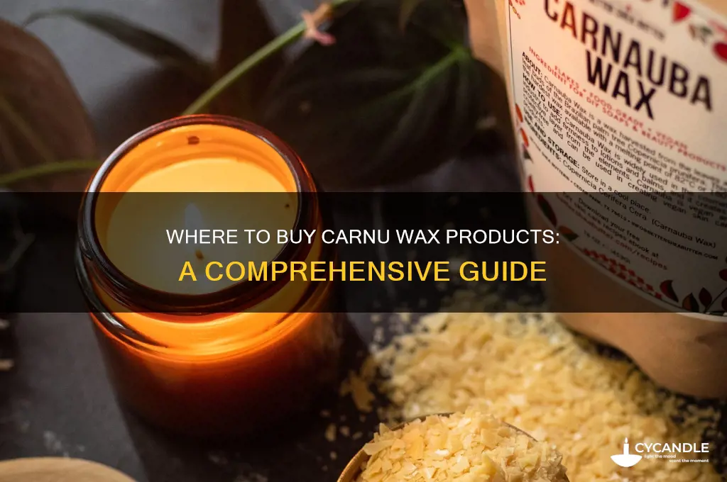 where can i buy carnu wax products
