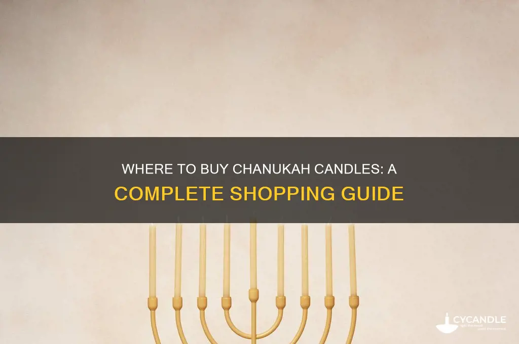 where can i buy chanukah candles