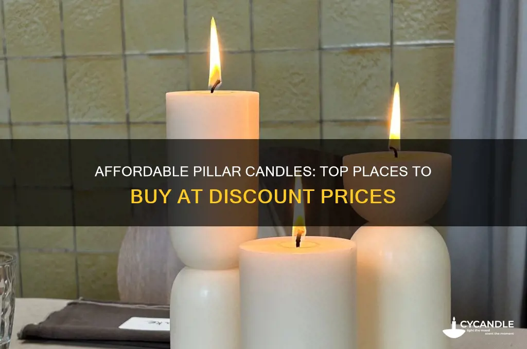 where can i buy cheap pillar candles