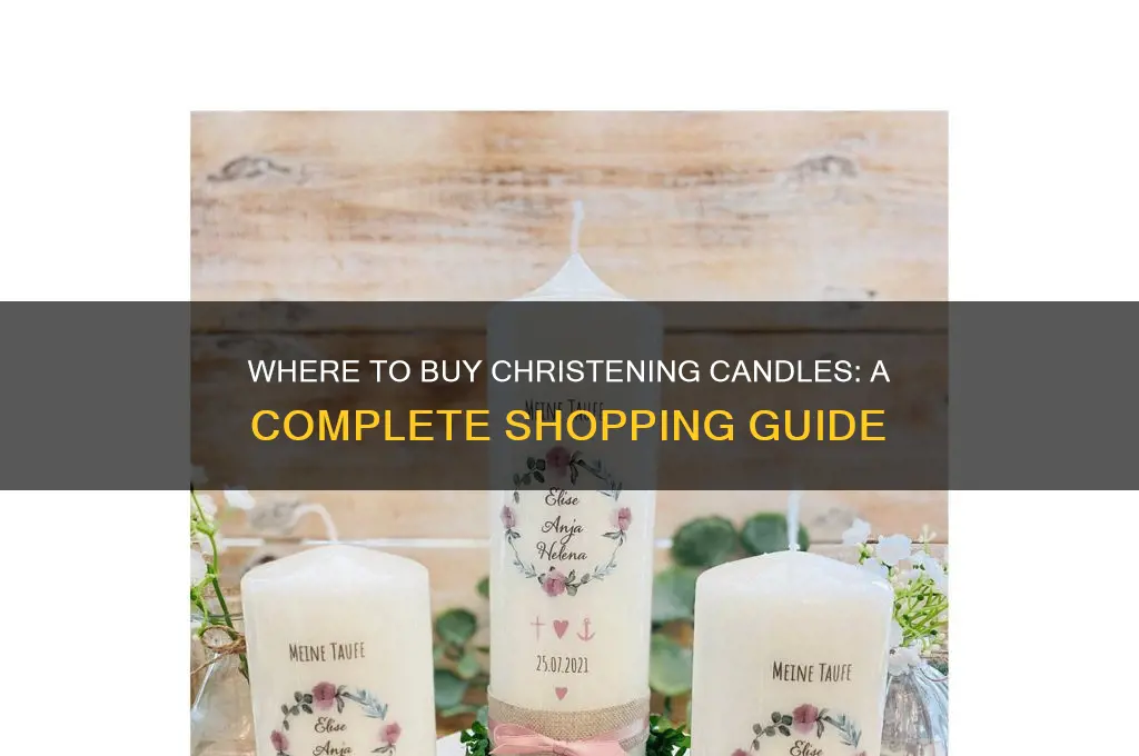 where can i buy christening candles