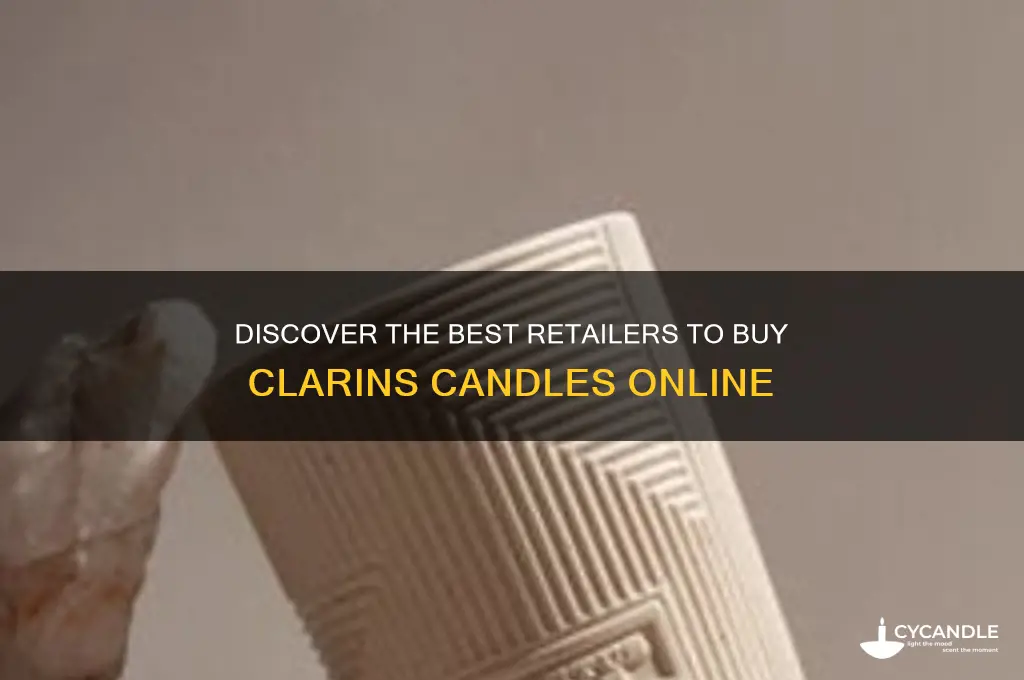 where can i buy clarins candles