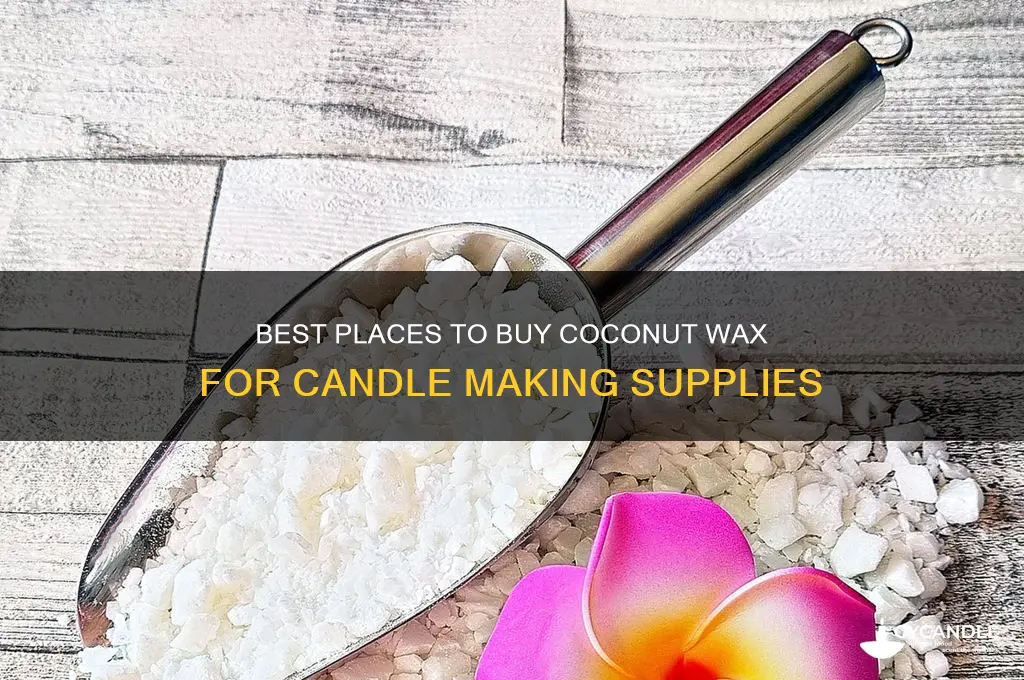 where can i buy coconut wax for candle making