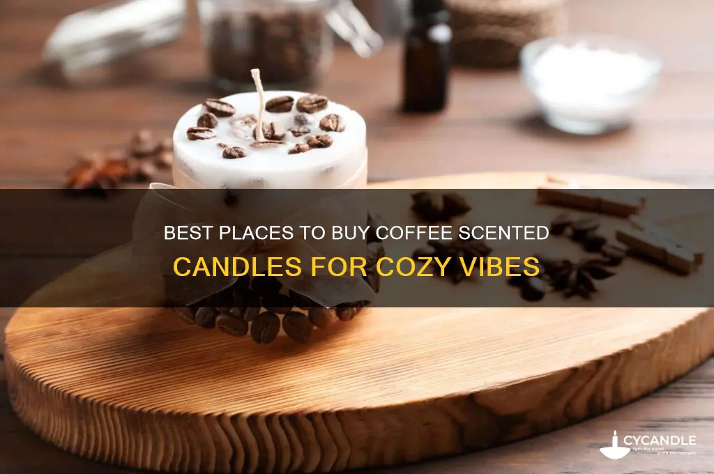 where can i buy coffee scented candles