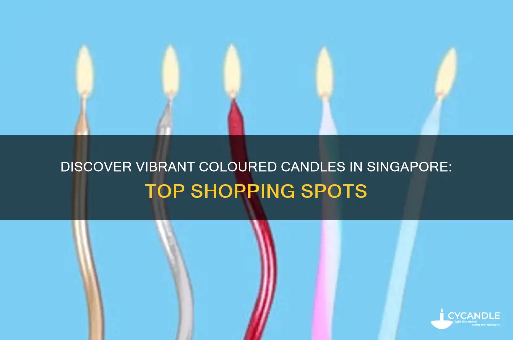 where can i buy coloured candles in singapore