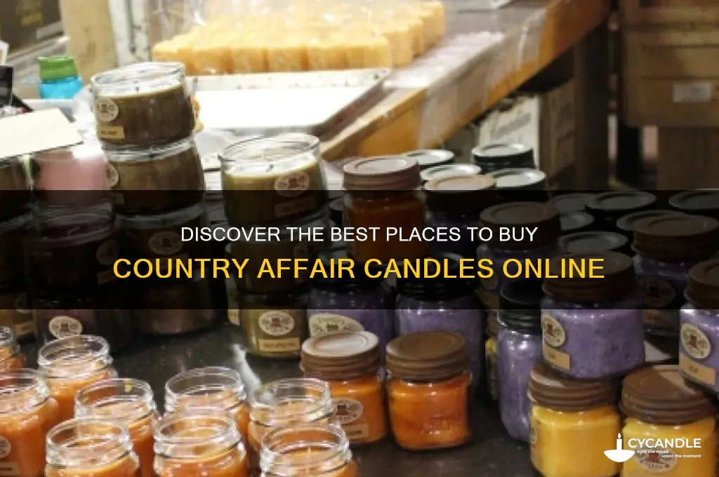 where can i buy country affair candles