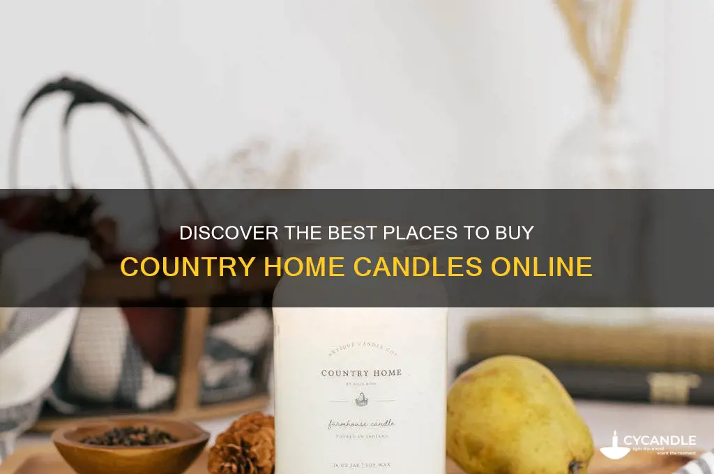 where can i buy country home candles