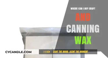 Where to Buy Craft and Canning Wax: Top Retailers and Online Sources