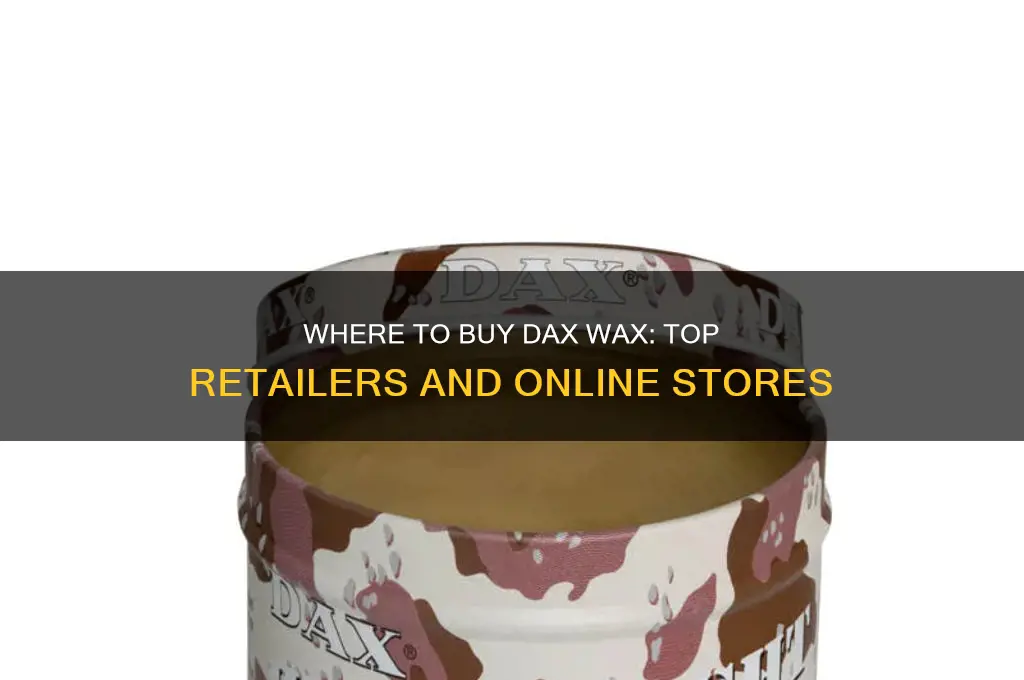 where can i buy dax wax