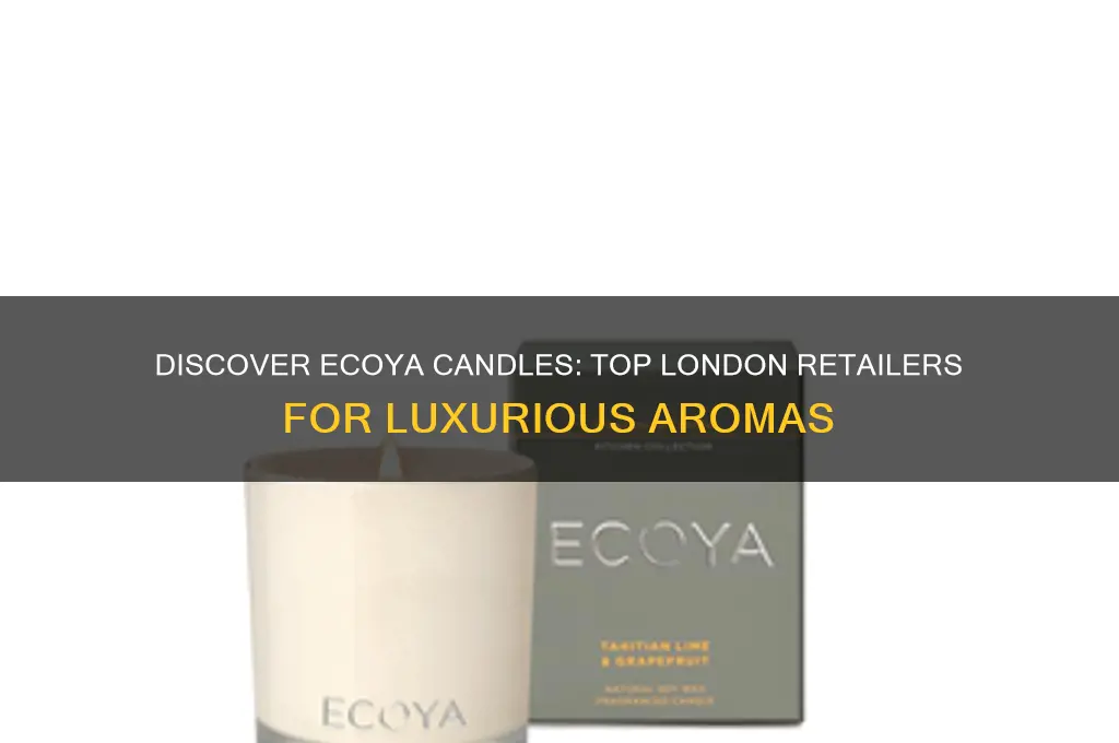 where can i buy ecoya candles in london
