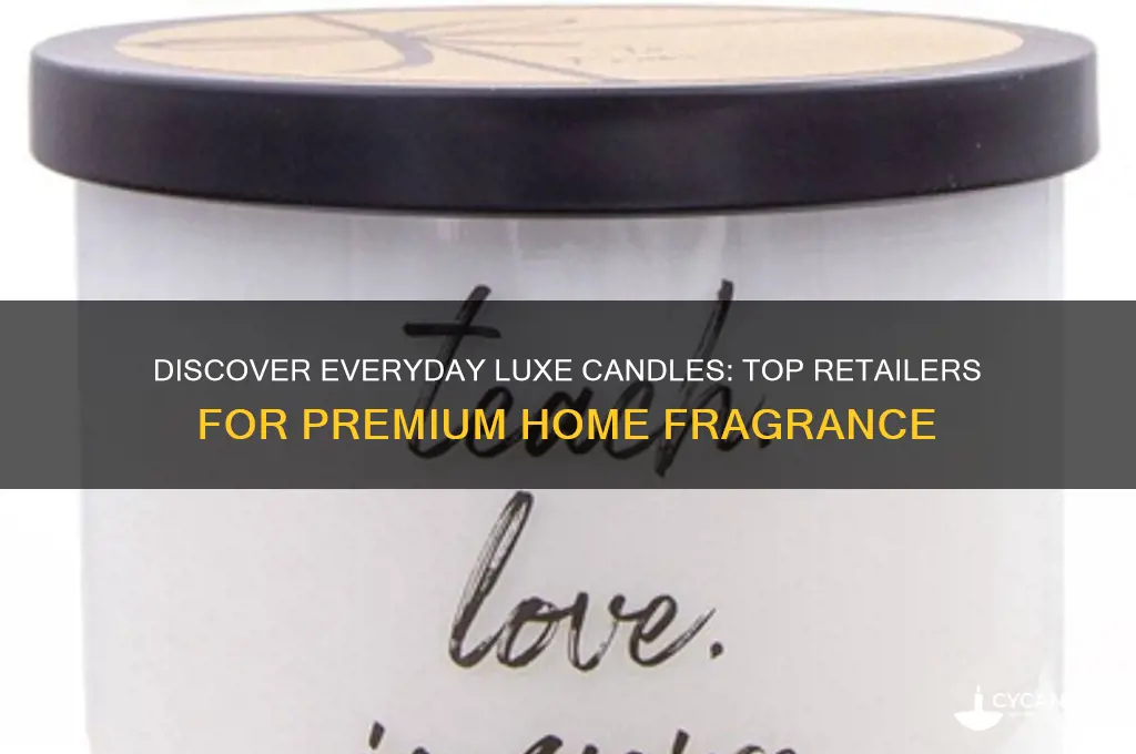 where can i buy everyday luxe candles