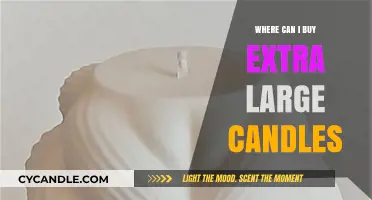 Where to Buy Extra Large Candles: Top Retailers and Online Stores
