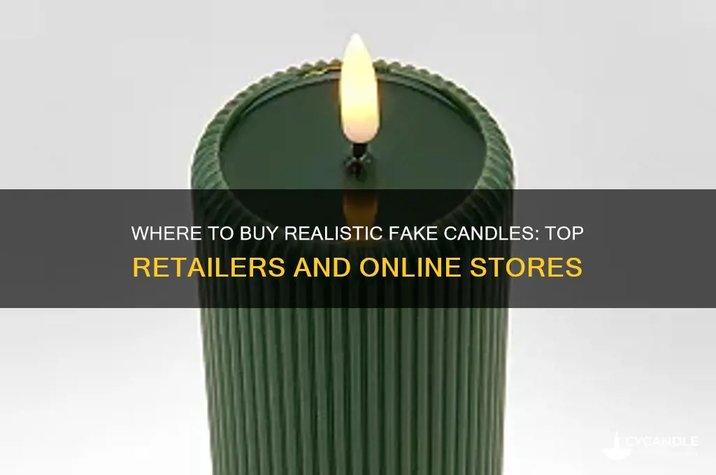 where can i buy fake candles