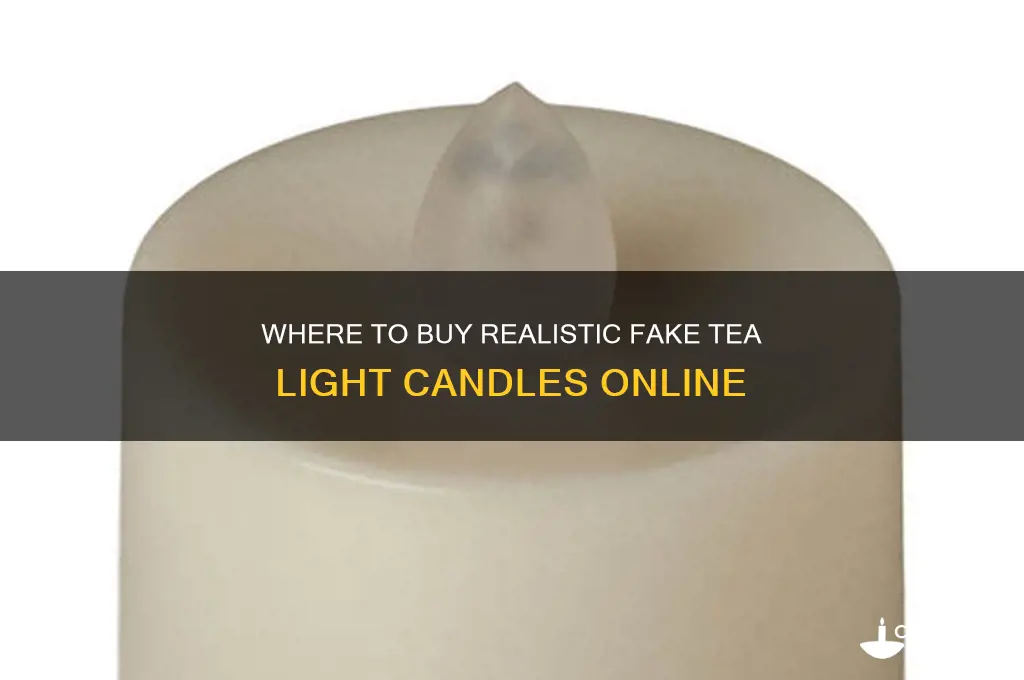 where can i buy fake tea light candles