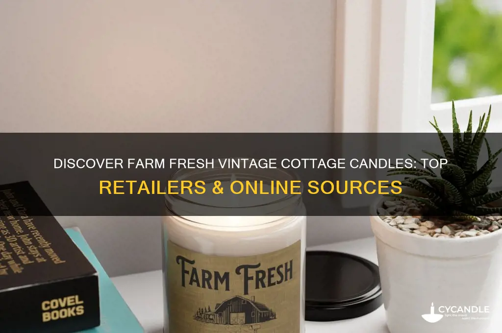 where can i buy farm fresh vintage cottage candles