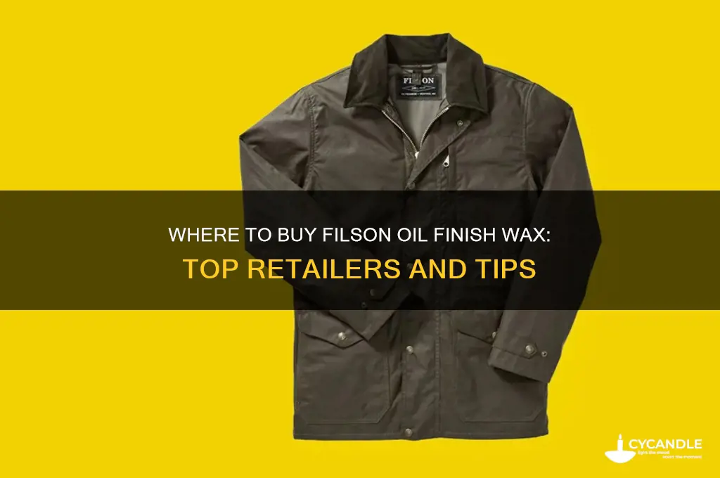 where can i buy filson oil finish wax