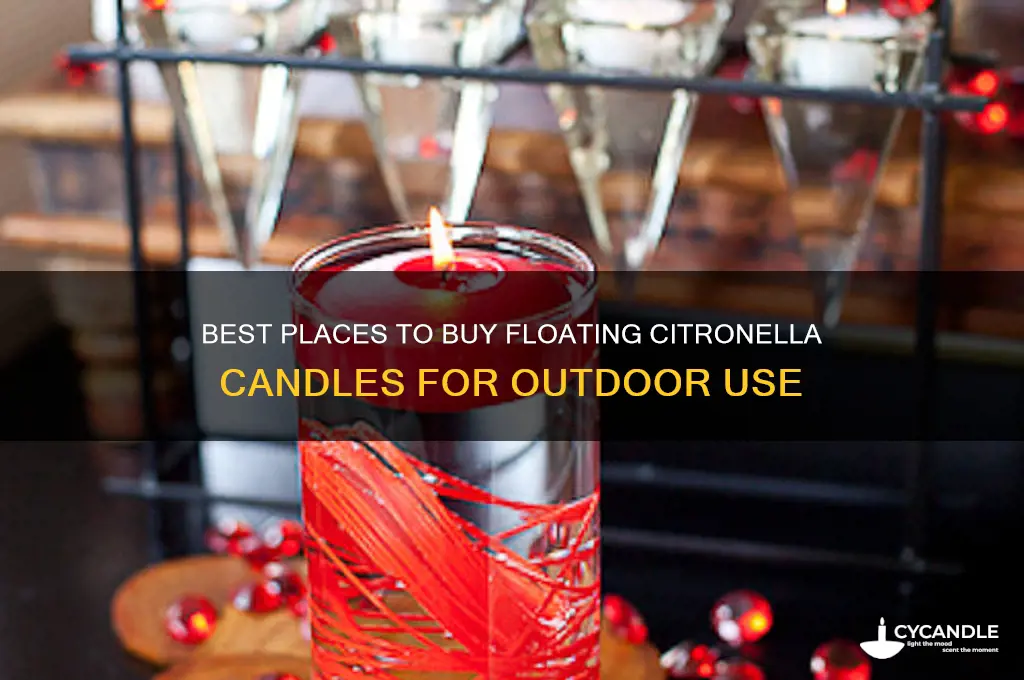 where can i buy floating citronella candles