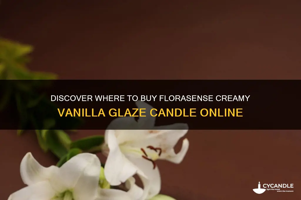 where can i buy florasense creamy vanilla glaze candle