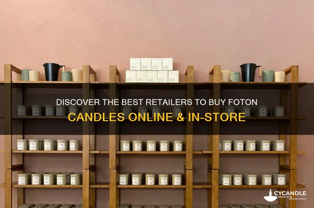 where can i buy foton candles