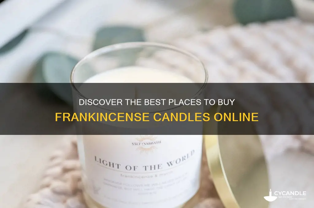 where can i buy frankincense candle