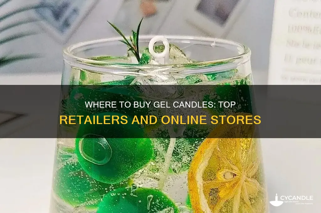 where can i buy gel candles