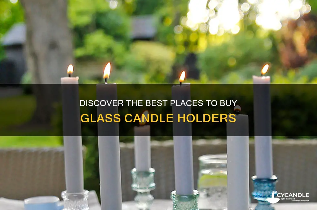where can i buy glass candle holders