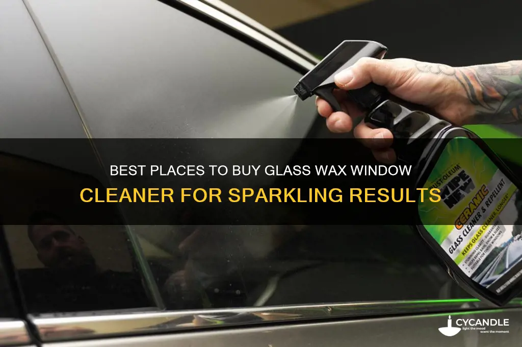where can i buy glass wax window cleaner