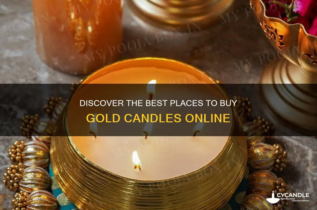 where can i buy gold candles
