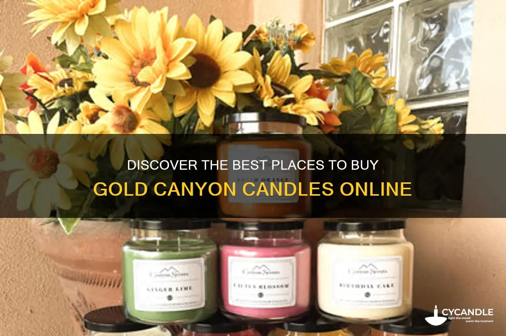 where can i buy gold canyon candles