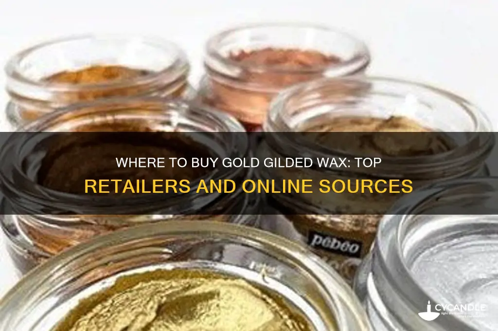 where can i buy gold gilded wax