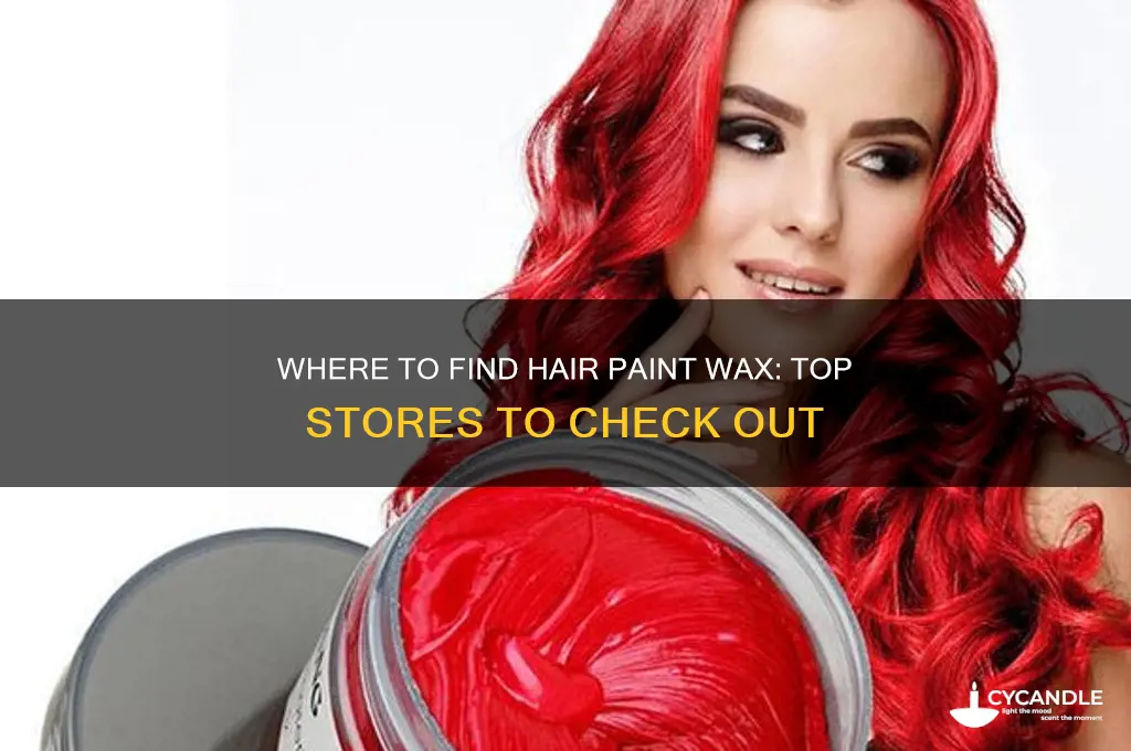 where can i buy hair paint wax in stores