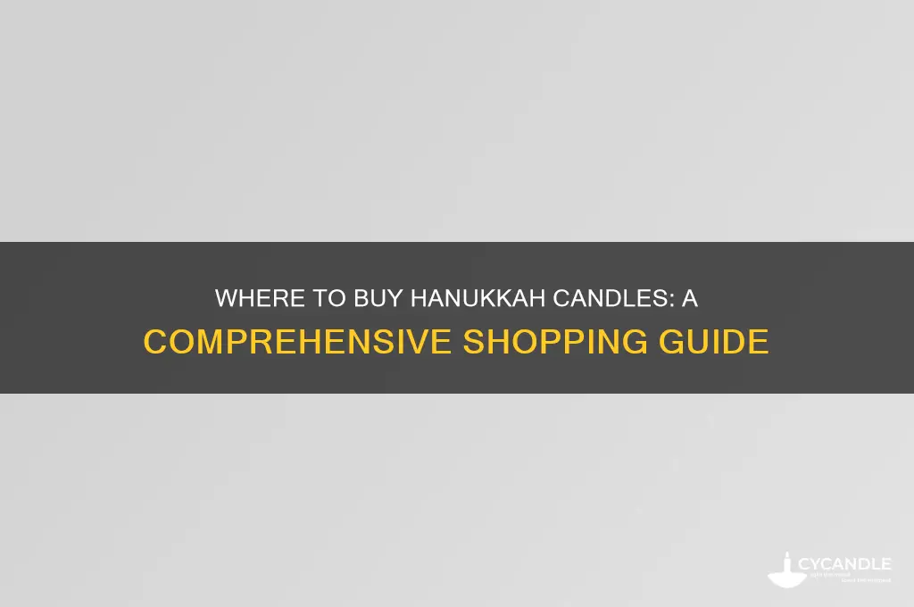 where can i buy hannukah candles