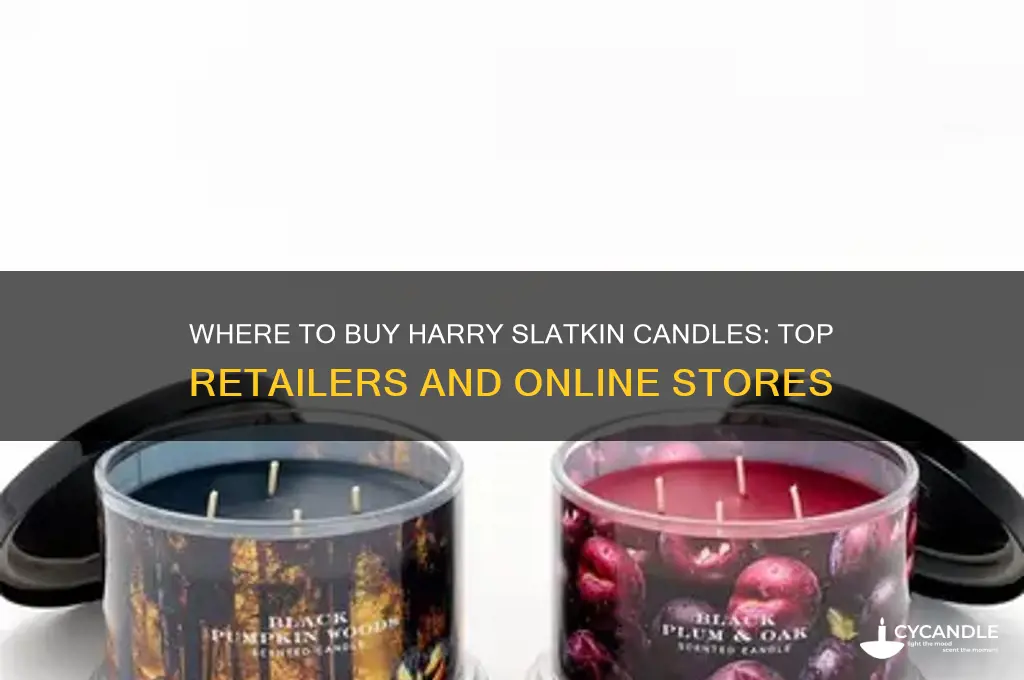 where can i buy harry slatkin candles
