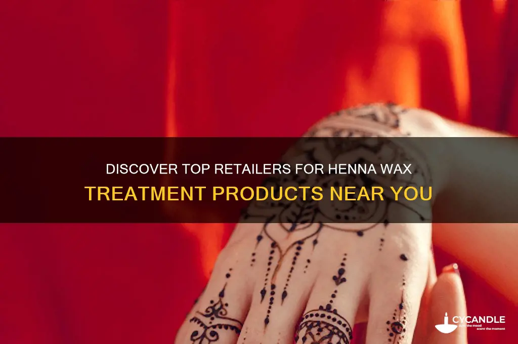 where can i buy henna wax treatment