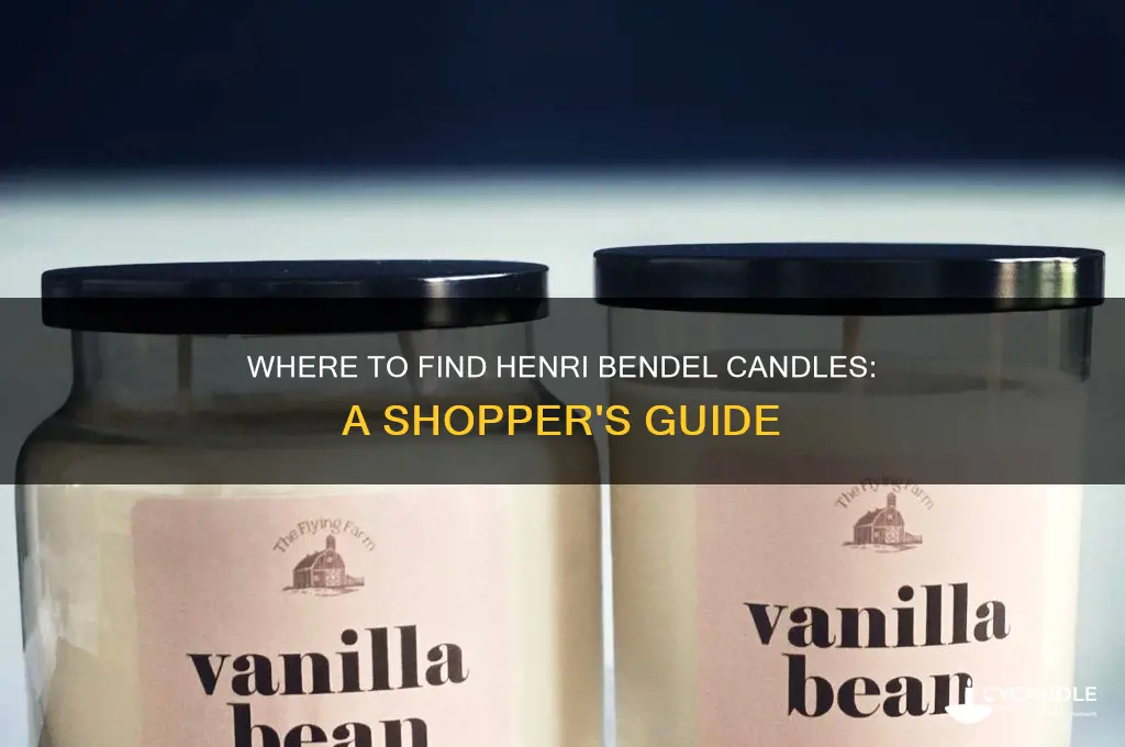 where can i buy henri bendel candles