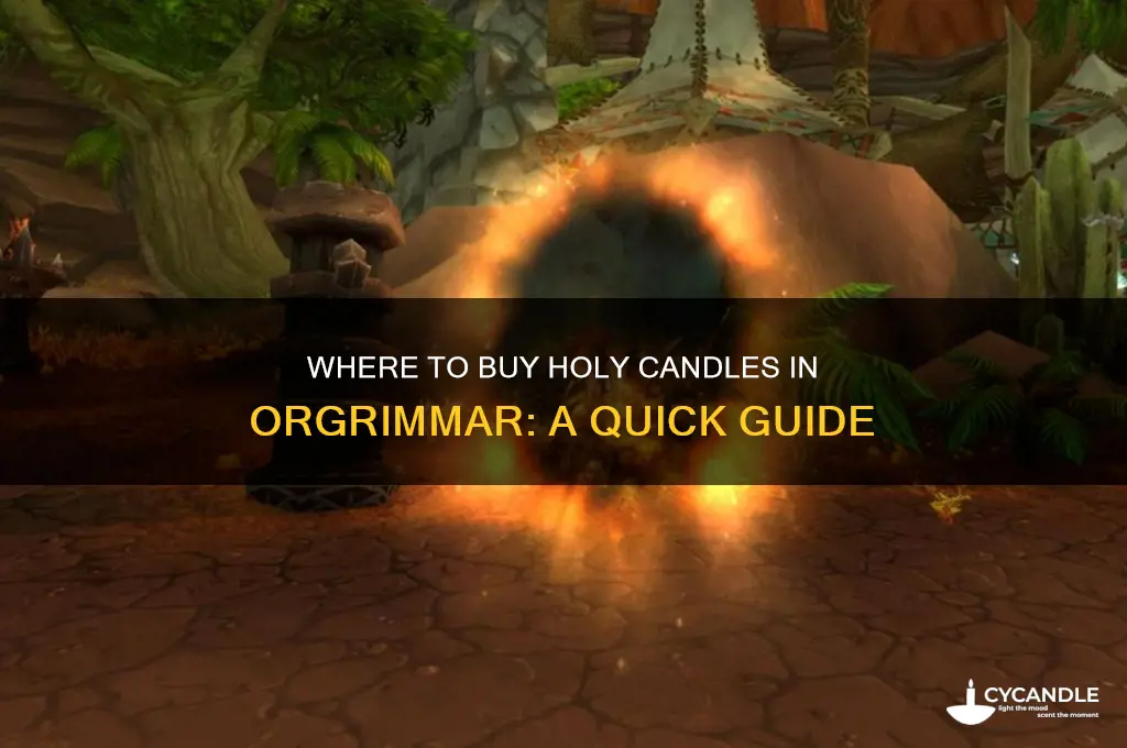 where can i buy holy candle in orgrimmar