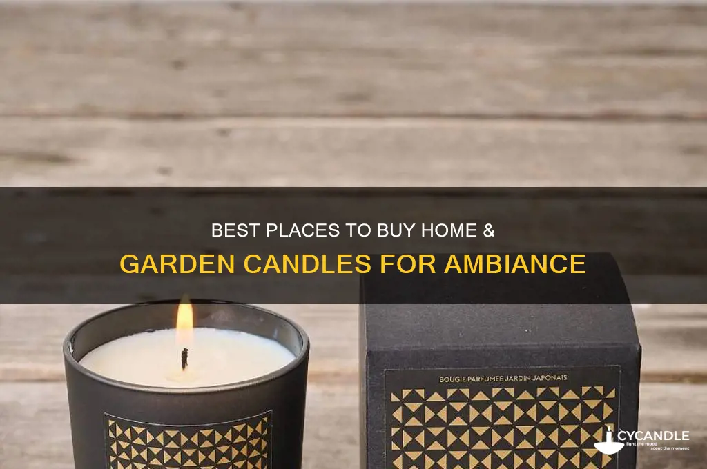 where can i buy home & garden candles