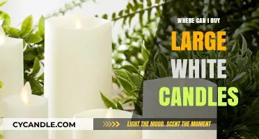 Best Places to Buy Large White Candles for Any Occasion