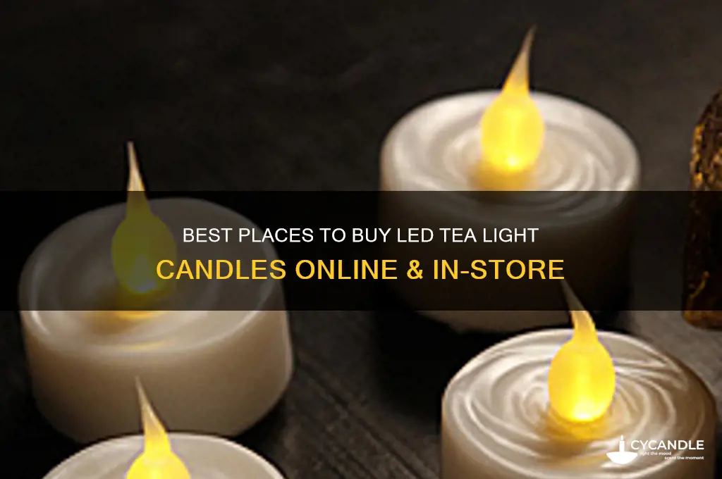 where can i buy led tea light candles