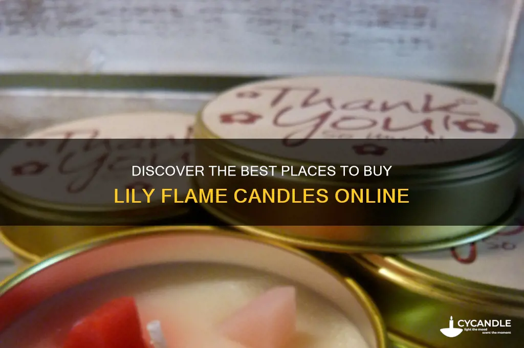 where can i buy lily flame candles